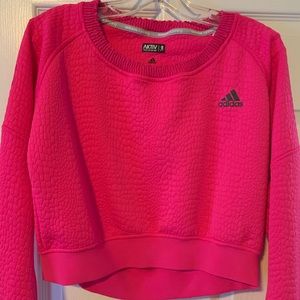 Adidas crop running shirt